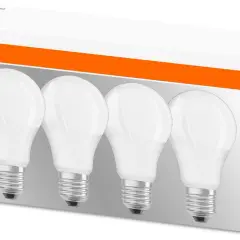 Opakowanie żarówek LED OSRAM zawiera 5 sztuk. Każda żarówka o mocy 8.5W daje 806 lumenów, co odpowiada tradycyjnej żarówce 60W.