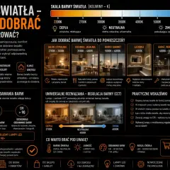 Jaka barwa światła na zewnątrz? Od 5000K do 6500K dla bezpieczeństwa i lepszego oświetlenia przestrzeni wokół domu.