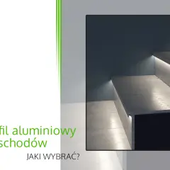 Nowoczesne schody z oświetleniem LED. Jaki profil na schody wybrać, by uzyskać taki efekt?