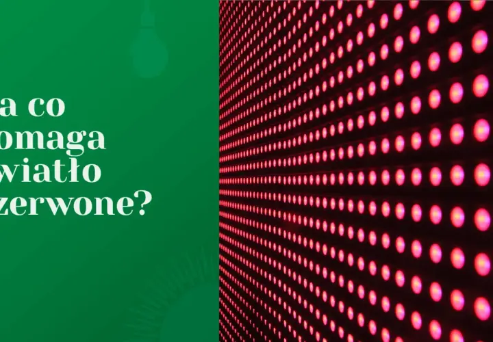 Naświetlanie czerwonym światłem – czy to rozwiązanie dla Ciebie? Tysiące czerwonych diod tworzy hipnotyzujący wzór.