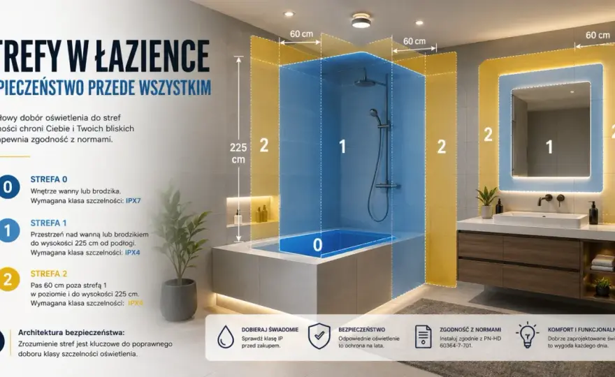 IP20 czy IP44? Jak dobrać stopień ochrony lampy