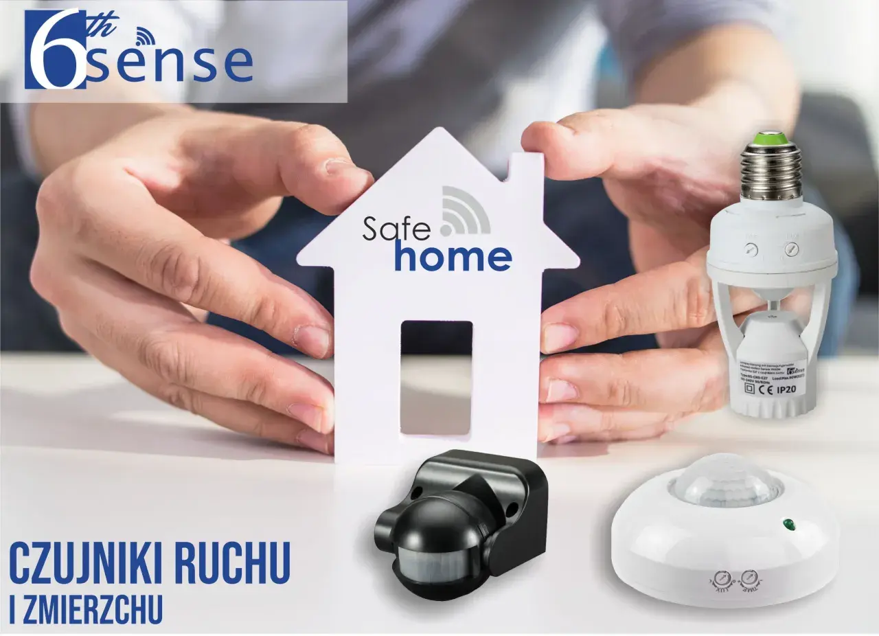 Nowoczesne czujniki ruchu w domu zapewniają bezpieczeństwo i komfort. Zadbaj o swój "Safe home".