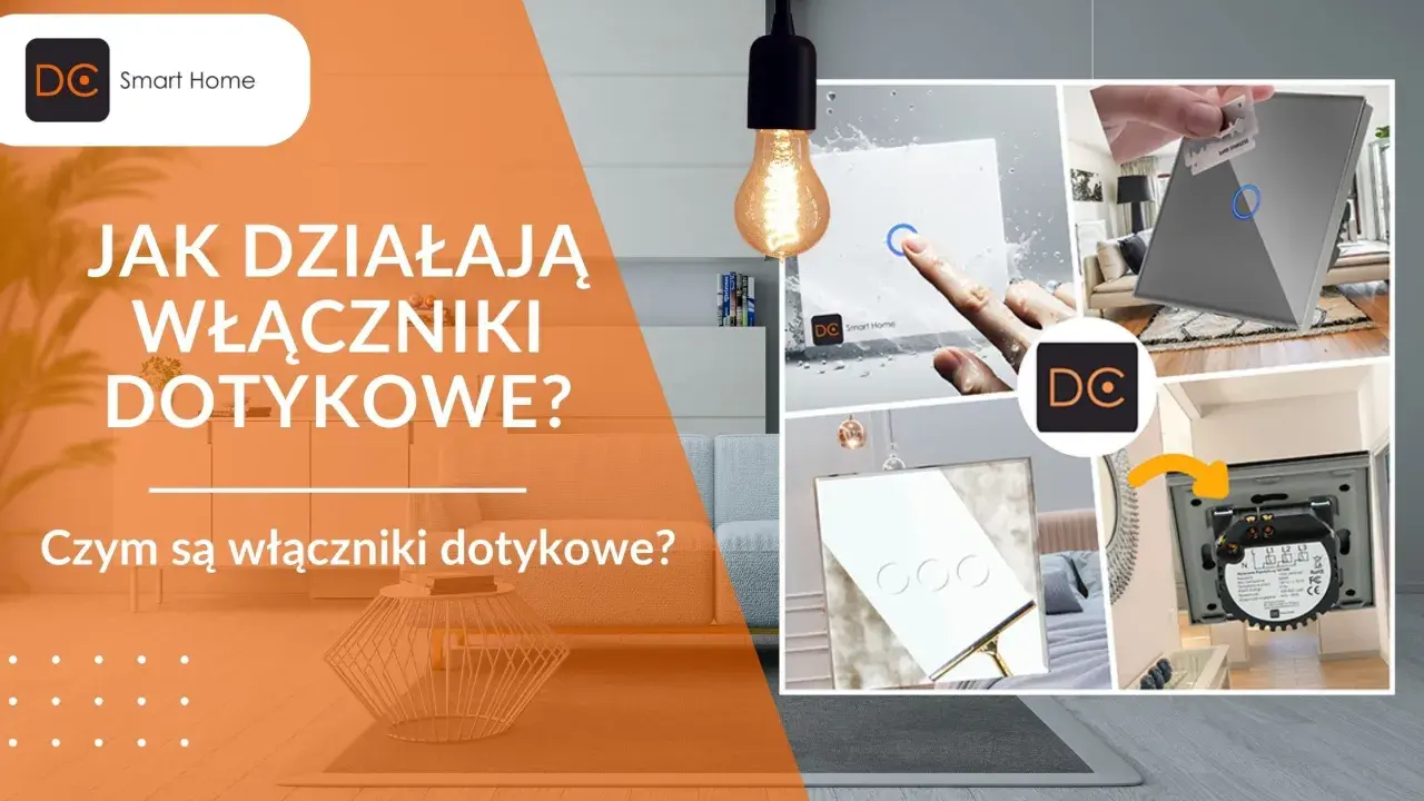 Włącznik dotykowy sam się włącza, pokazany w różnych aranżacjach i zbliżeniach. Dowiedz się, jak działają te nowoczesne przełączniki.
